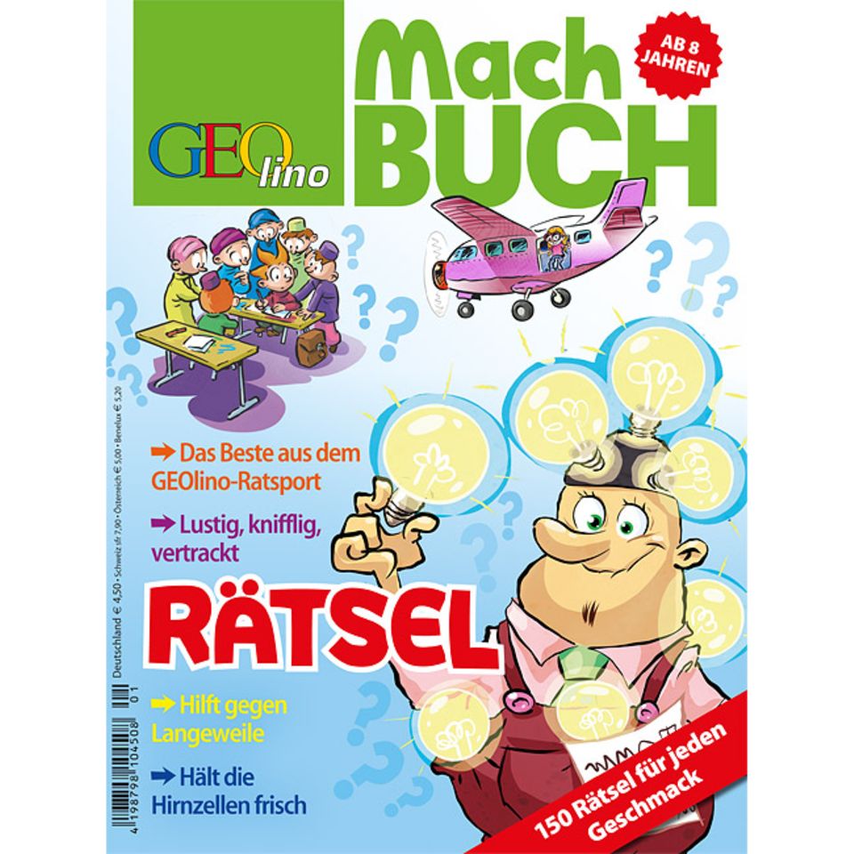 Rätseln: Das GEOlino-Machbuch: Rätsel
