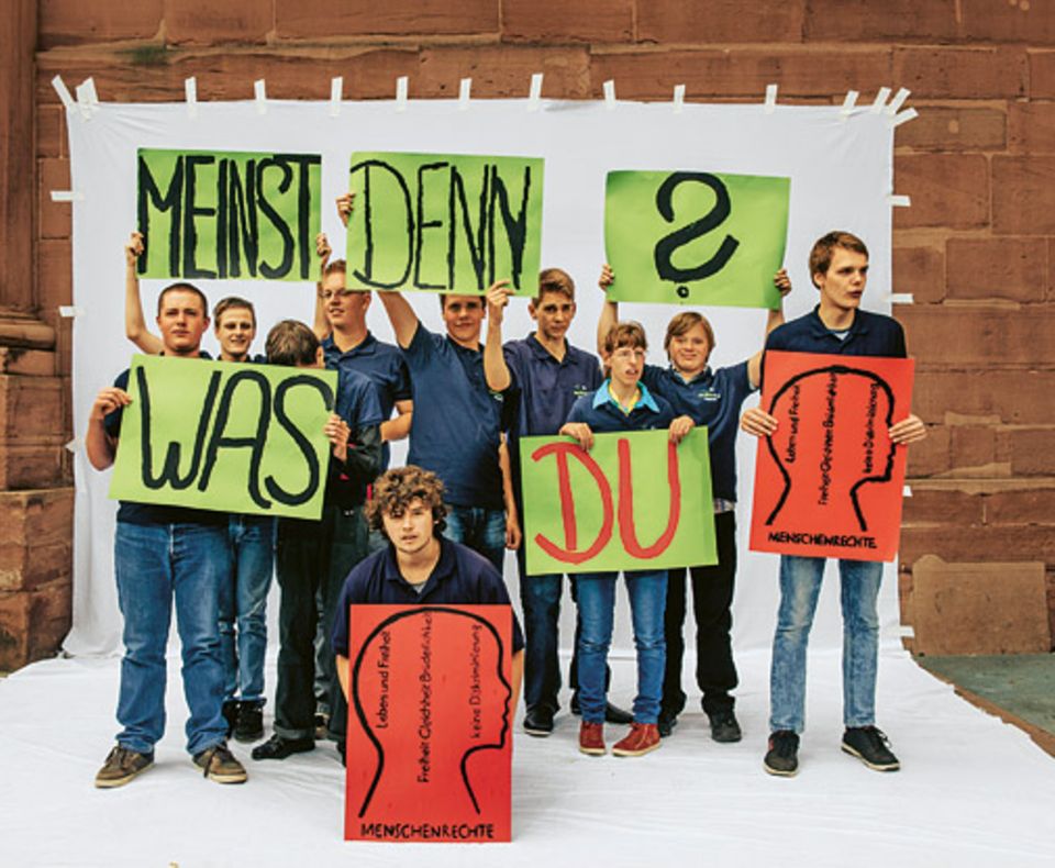 UNICEF: Schüler der Don-Bosco-Schule, 17 Jahre, aus Lippstadt