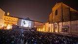 Open-Air-Kino: "Il Cinema Ritrovato" in Bologna, Italien