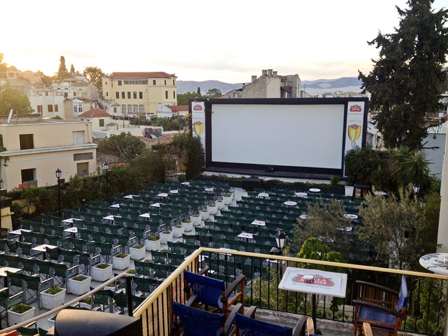 Open-Air-Kino: Cine Paris, Athen, Griechenland Open-Air-Kino: Cine Paris, Athen, Griechenland