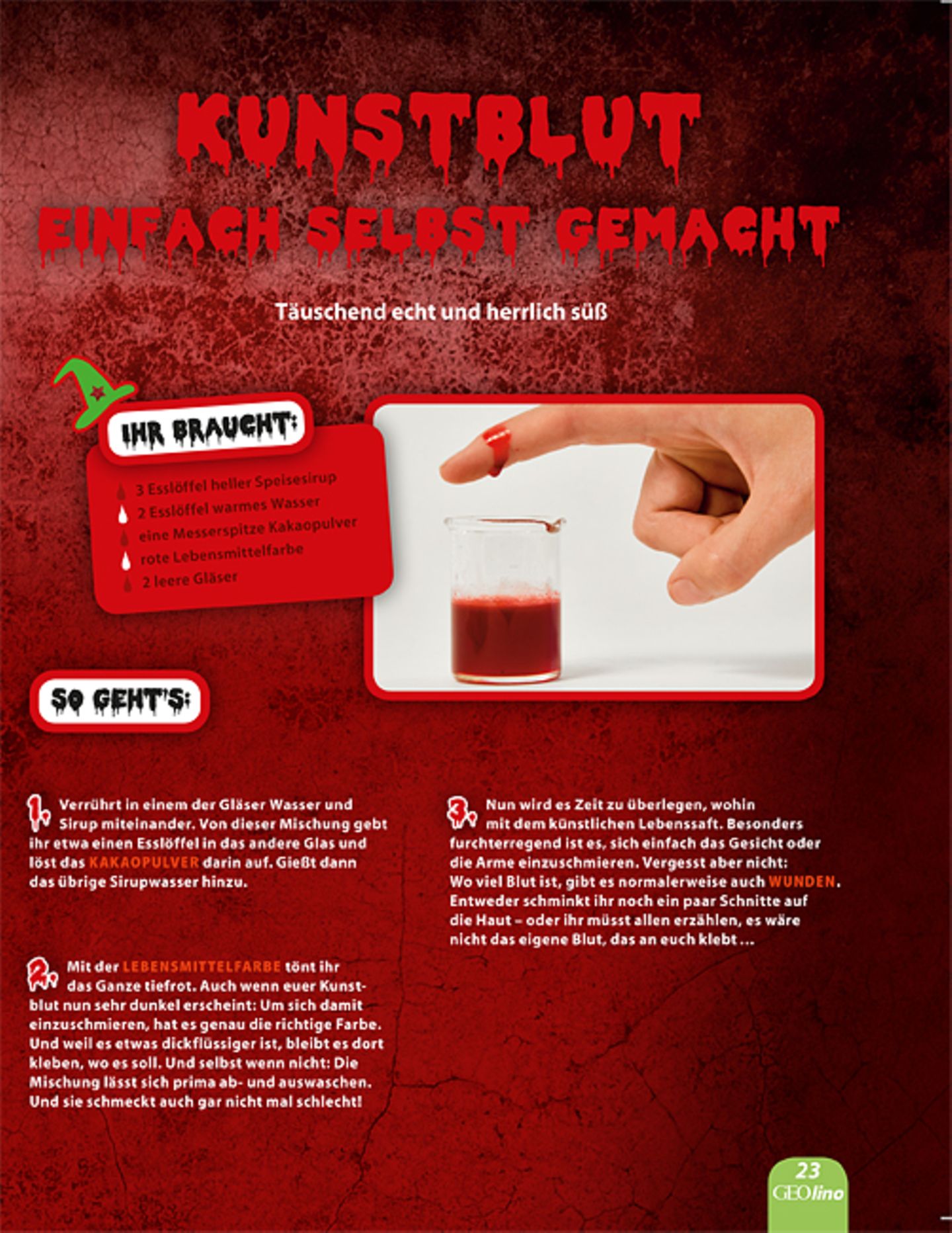 Kreativ: Das GEOlino-Machbuch: Halloween - Bild 3