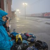 Vom Fluss in den Regen