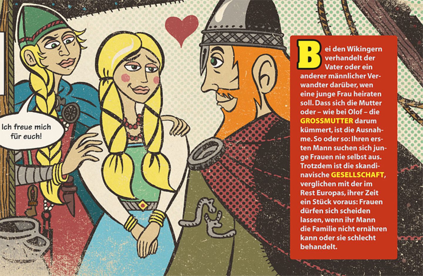 Wikinger: Comic: Eine Frau steht ihren Mann - Bild 4