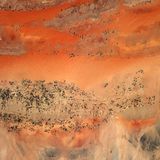 Bewässerungsflächen in der Sahara