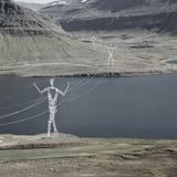 Strommasten als Kunst