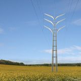 Strommasten als Kunst