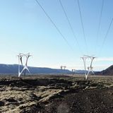 Strommasten als Kunst