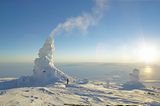 Eistürme am Mount Erebus, Antarktis