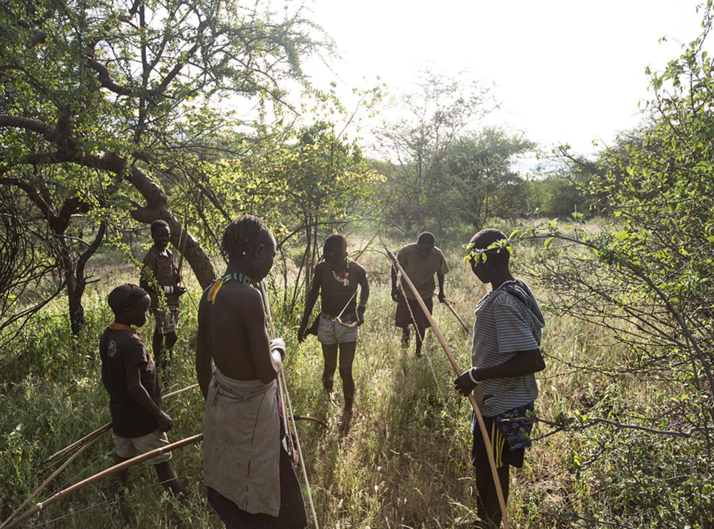Handgeschnitzte Jagdwaffen
