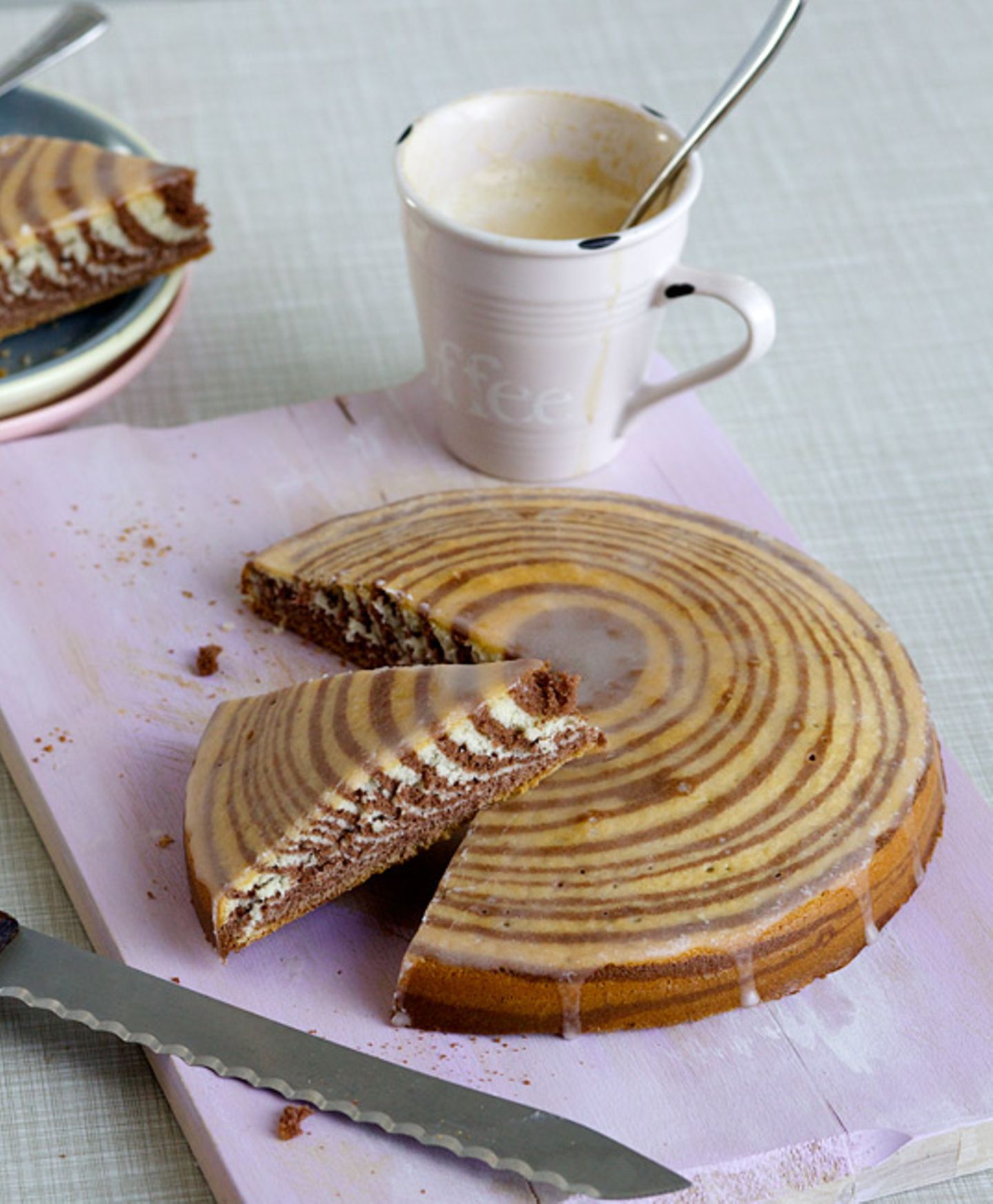 Backen: Rezept Zebrakuchen