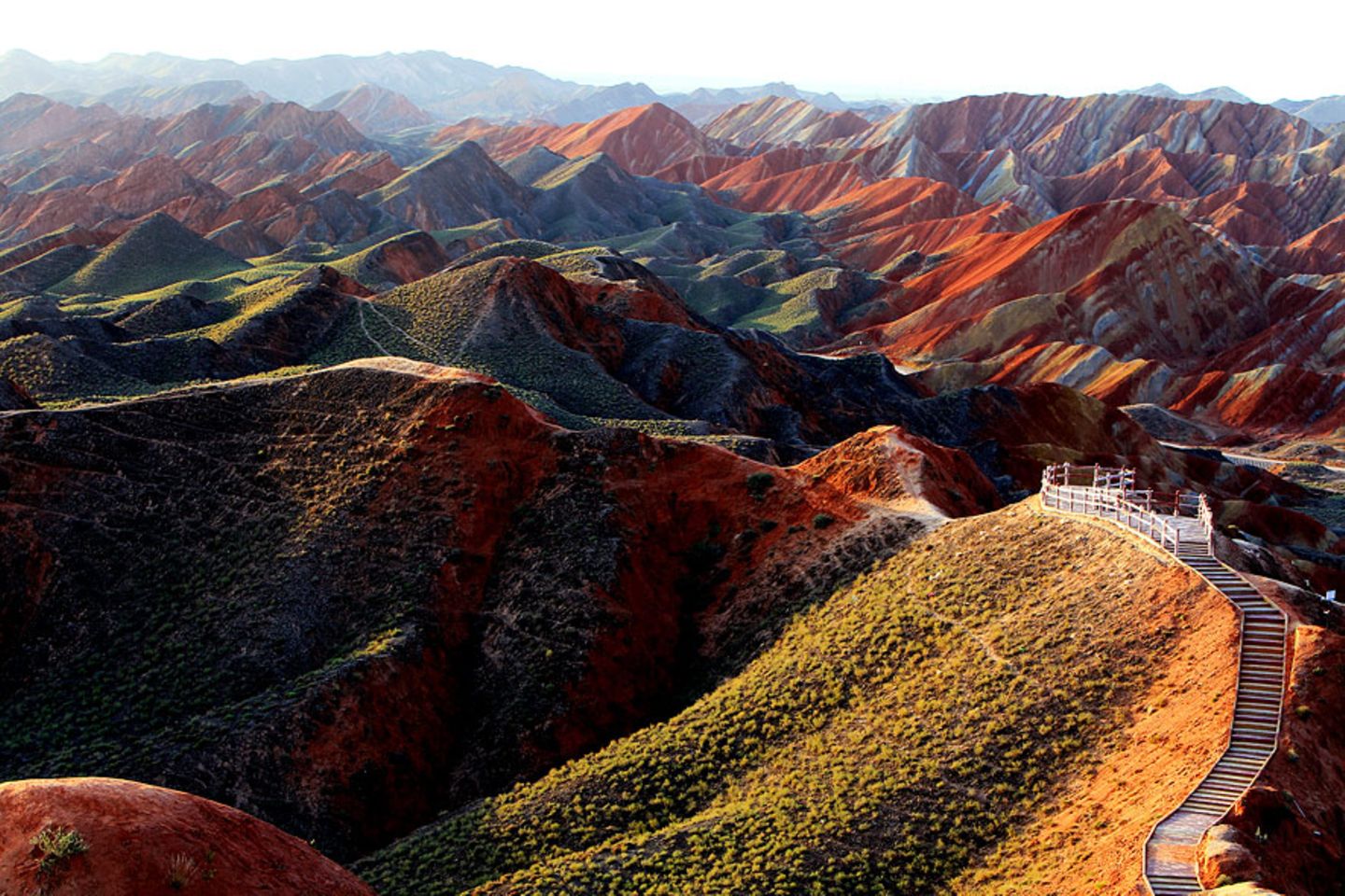 Regenbogenberge in China