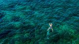 3. Platz: Der kleine Mann und das Meer