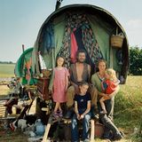 The Delany Family: Peter, Rachel, Hazel, Bryony und Judah, 2001