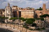 Aussicht von der Dachterrasse des Il Vittoriano