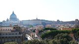 Aussicht von der Castel Sant'Angelo auf den Fluchtgang Passetto di Borgo