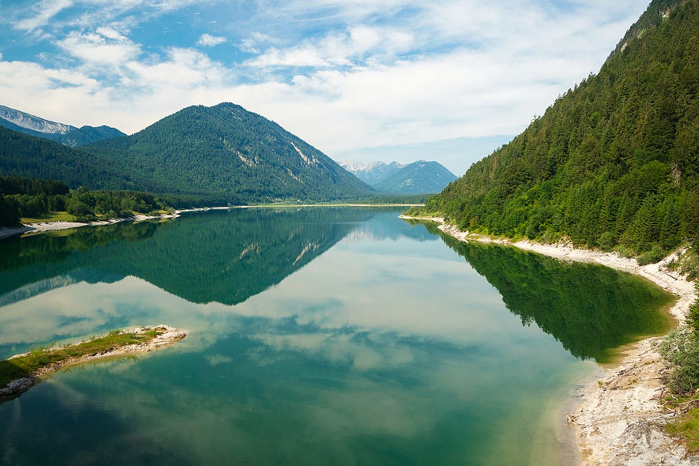 Sylvensteinsee: Ein Hauch von Südsee