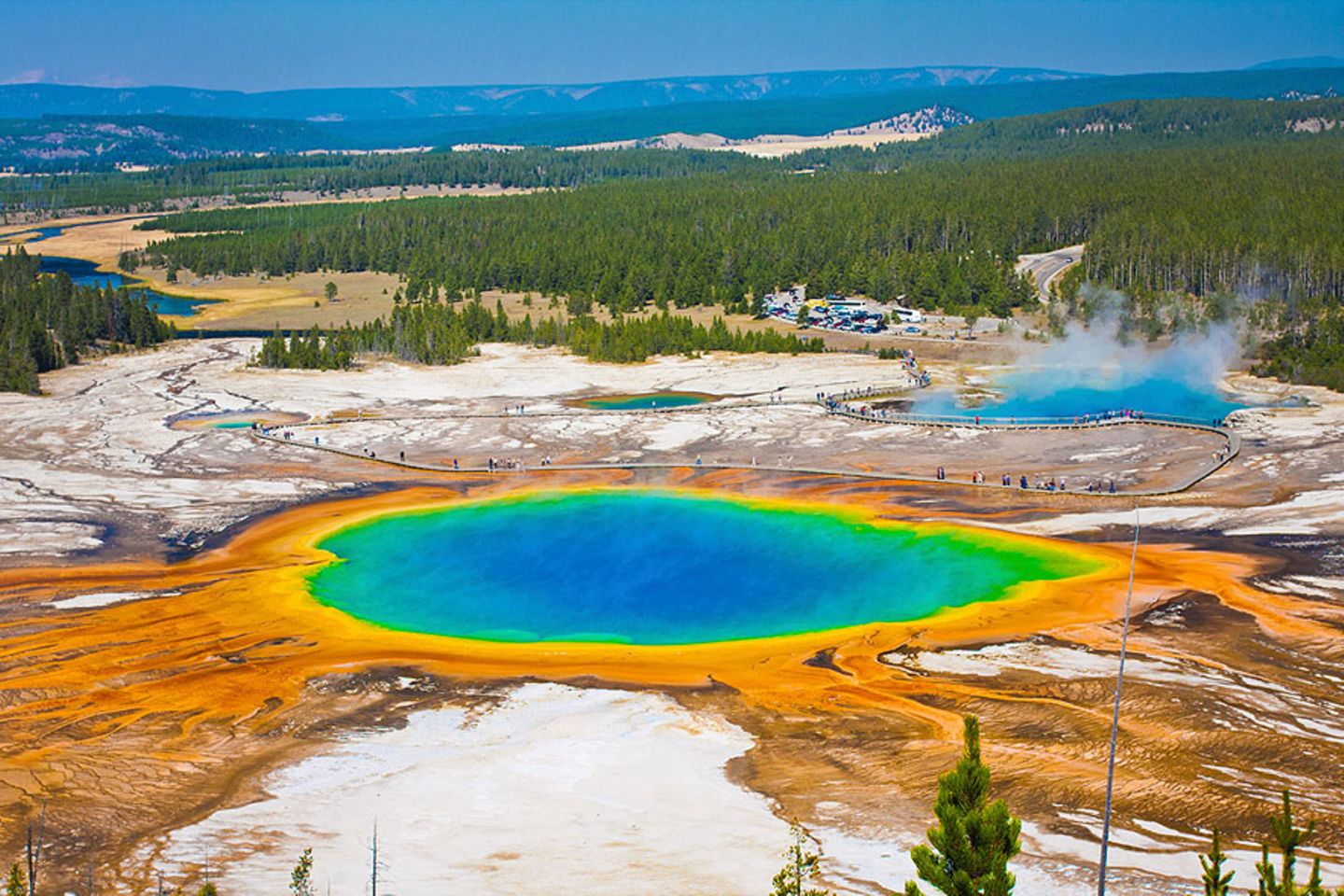 Grand Prismatic Spring in Yellowstone-Nationalpark