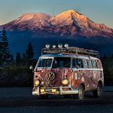 Die harte Tour. Geländegängiger Charakter in Sacramento, USA