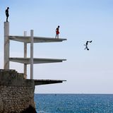 Erfrischungsbad in Nizza