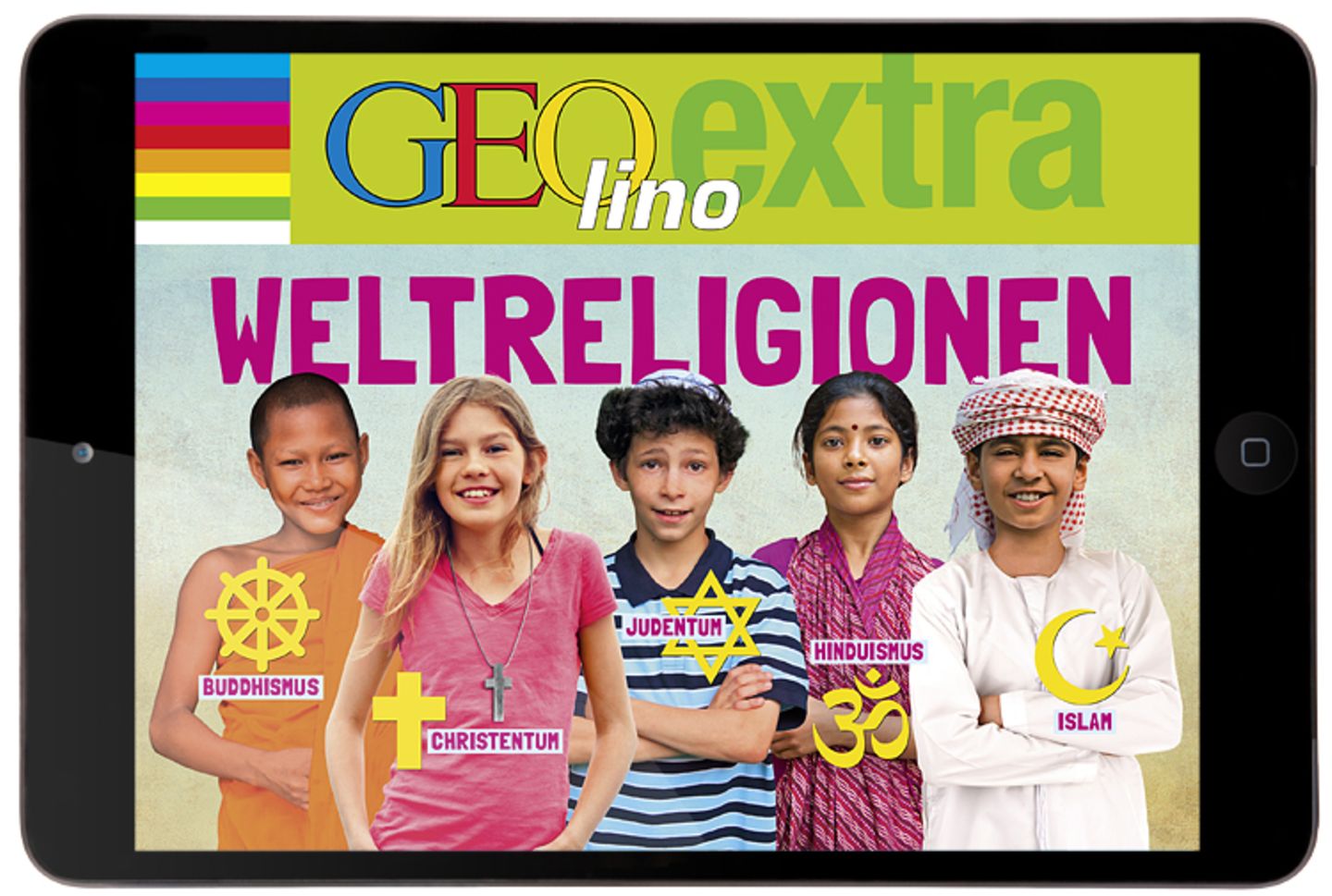 App: GEOlino extra Weltreligionen fürs iPad und Tablet!