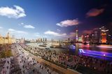 Die Skyline von Pudong