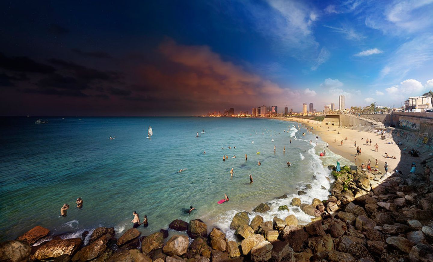 Stadtstrand von Tel Aviv