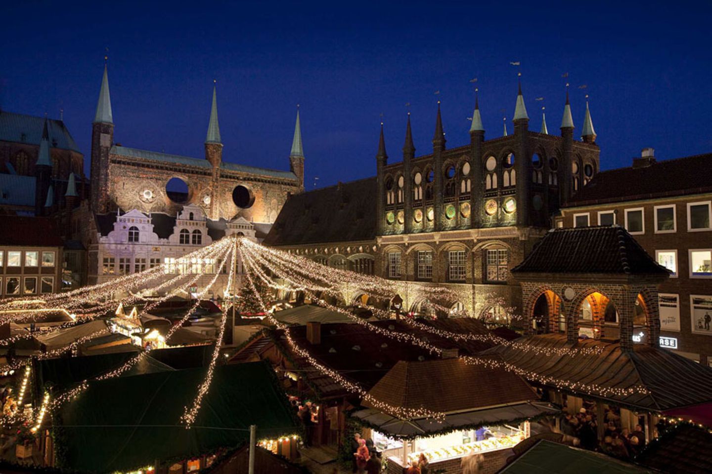 Weihnachtsmarkt in Lübeck