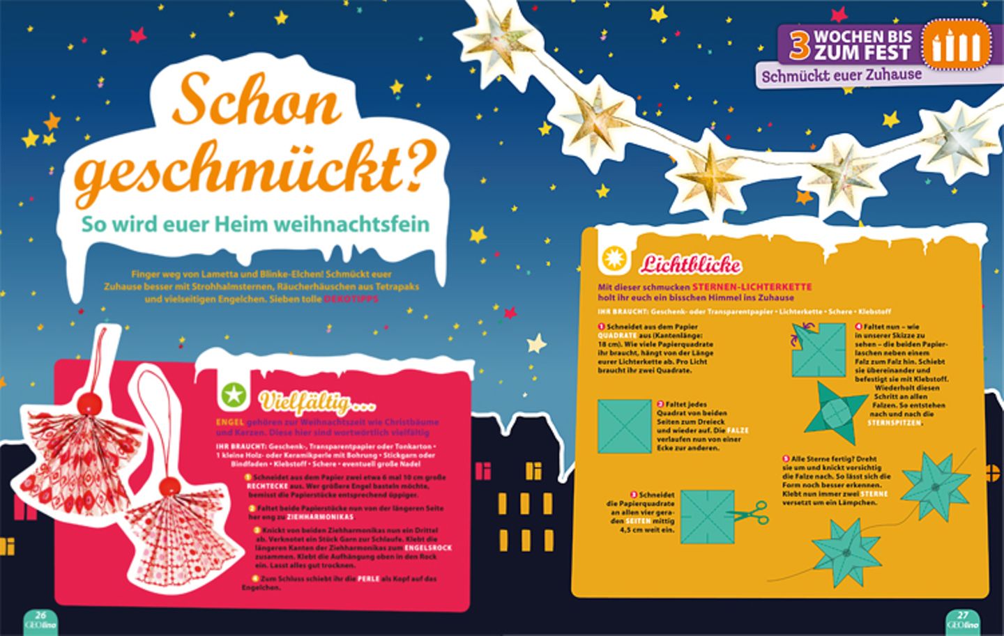 Kreativ: Das GEOlino-Machbuch: Weihnachten - Bild 3