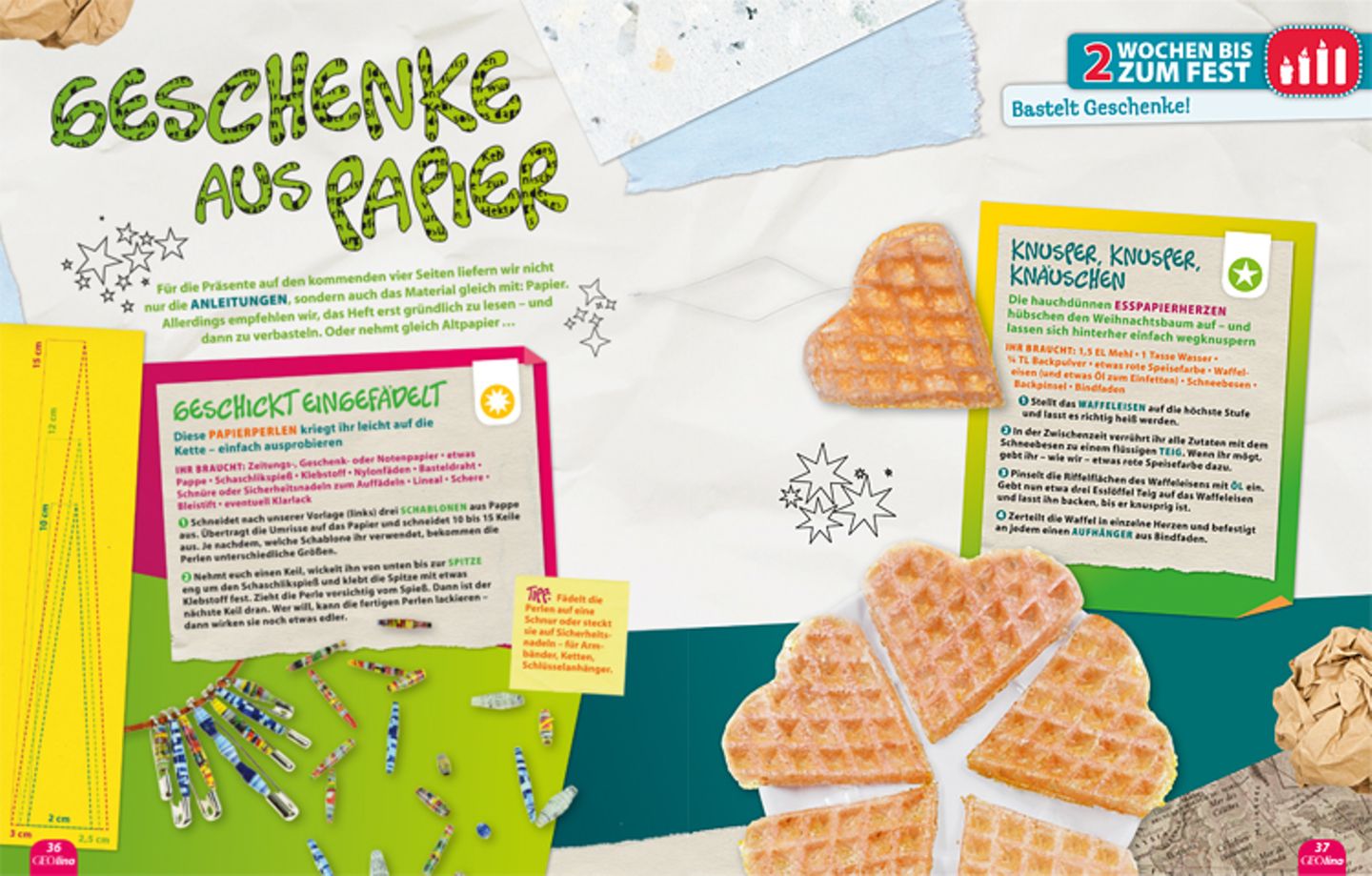 Kreativ: Das GEOlino-Machbuch: Weihnachten - Bild 6