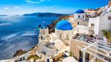 Griechische Inseln wie Santorin