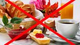 Auf das Frühstück verzichten
