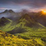 Mystischer Sonnenaufgang