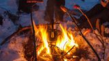 Barbecue im Schnee