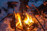 Barbecue im Schnee