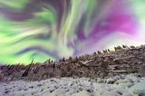 Aurora am Eisfall