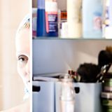 Badschrank entrümpeln