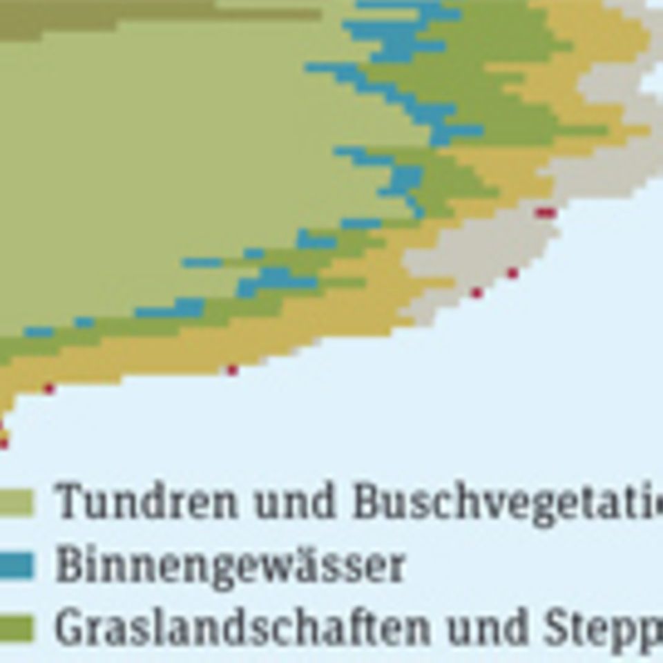 Weltspiel: Landschaften, sortiert
