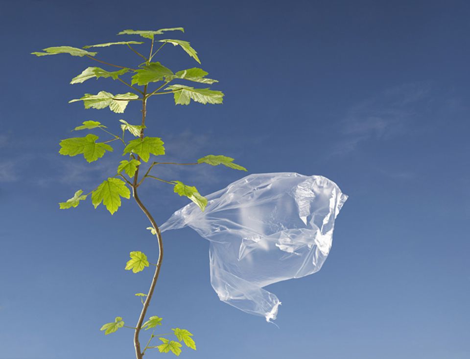 Pro Kopf verbrauchen die Bürger in der EU etwa 500 Plastiktaschen pro Jahr