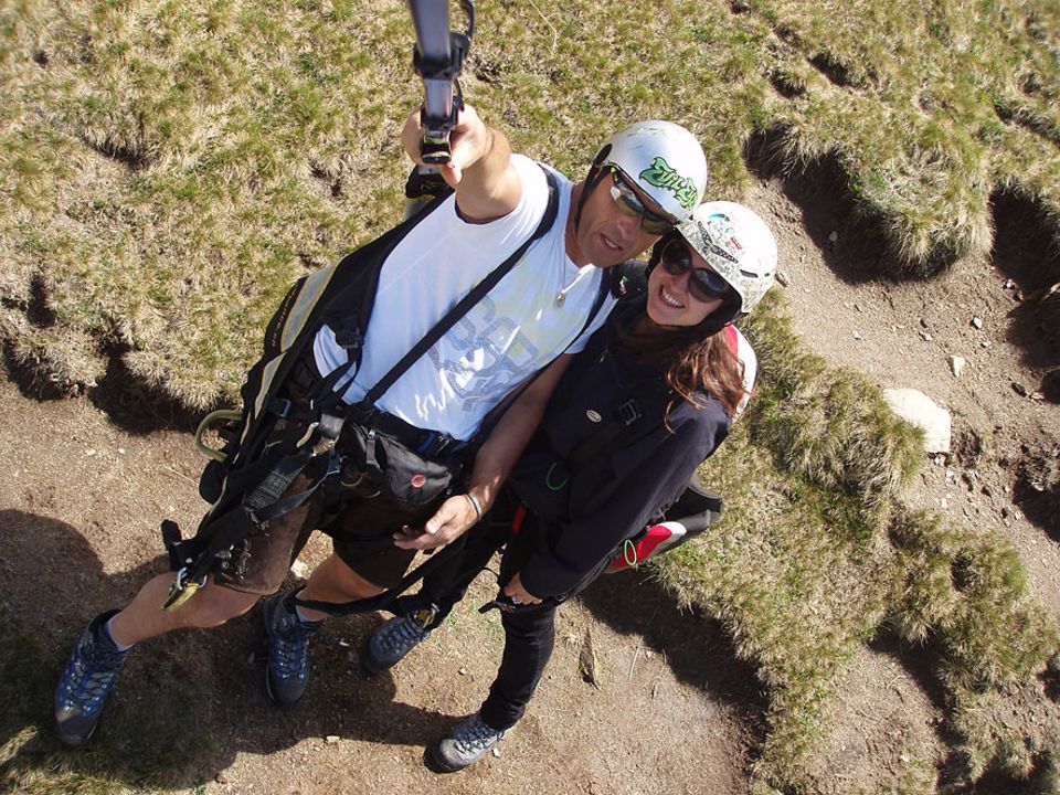 Paragliding in Südtirol: Zurück auf dem Boden zittern die Knie noch ein wenig