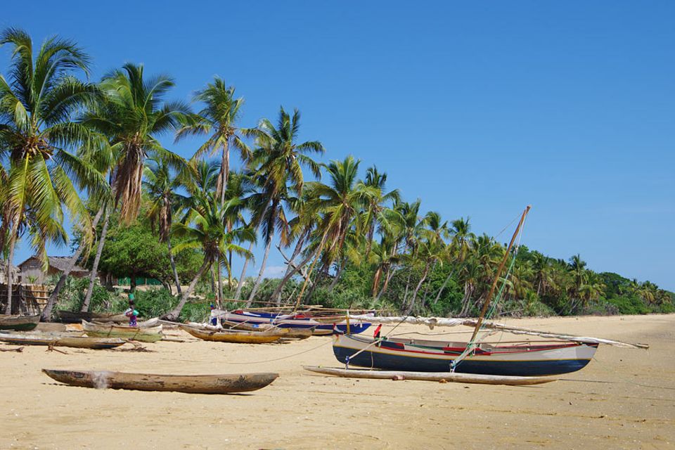 Das Fischerdorf Baly Bay im Westen Madagaskars Das Fischerdorf Baly Bay im Westen Madagaskars