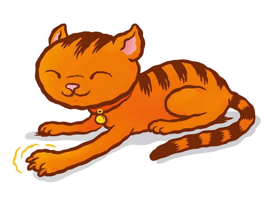Tiersprache: Wenn Katzen eine Streicheleinheit genießen, treten sie abwechselnd mit den Vorderpfoten und fahren ihre Krallen aus. So haben sie es schon bei ihrer Mutter gemacht, als sie noch Milch saugten. Mit den Tritten gegen die Brust regten sie die Milchproduktion an Tiersprache: Wenn Katzen eine Streicheleinheit genießen, treten sie abwechselnd mit den Vorderpfoten und fahren ihre Krallen aus. So haben sie es schon bei ihrer Mutter gemacht, als sie noch Milch saugten. Mit den Tritten gegen die Brust regten sie die Milchproduktion an
