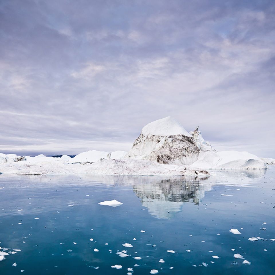 Klimawandel: Animation: So stark schmilzt das Eis der Arktis