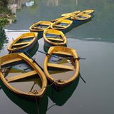 Boote am Sunmoon-Lake in Taiwan