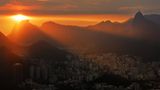Sonnenuntergang in Rio de Janeiro