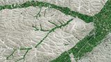Hochland in der chinesischen Provinz Gansu