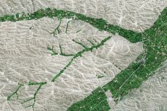 Hochland in der chinesischen Provinz Gansu