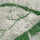 Hochland in der chinesischen Provinz Gansu