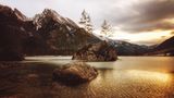 Sonnenlicht auf dem Hintersee