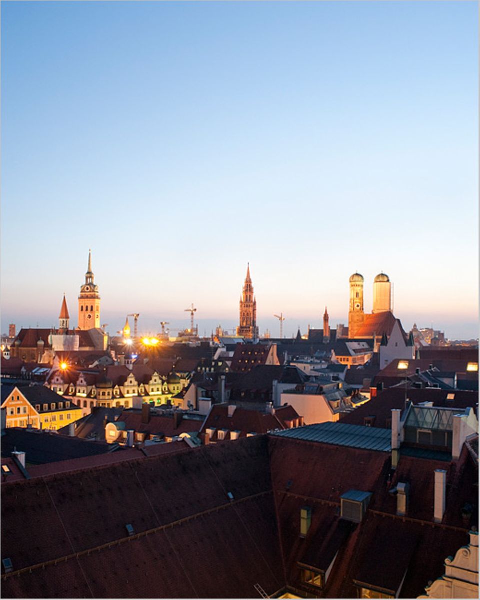 München in der Abendsonne München in der Abendsonne