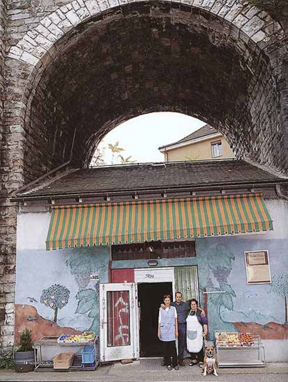 Vor 20 Jahren hat Familie Calleri ihren Laden unter der Eisenbahnbrücke eröffnet